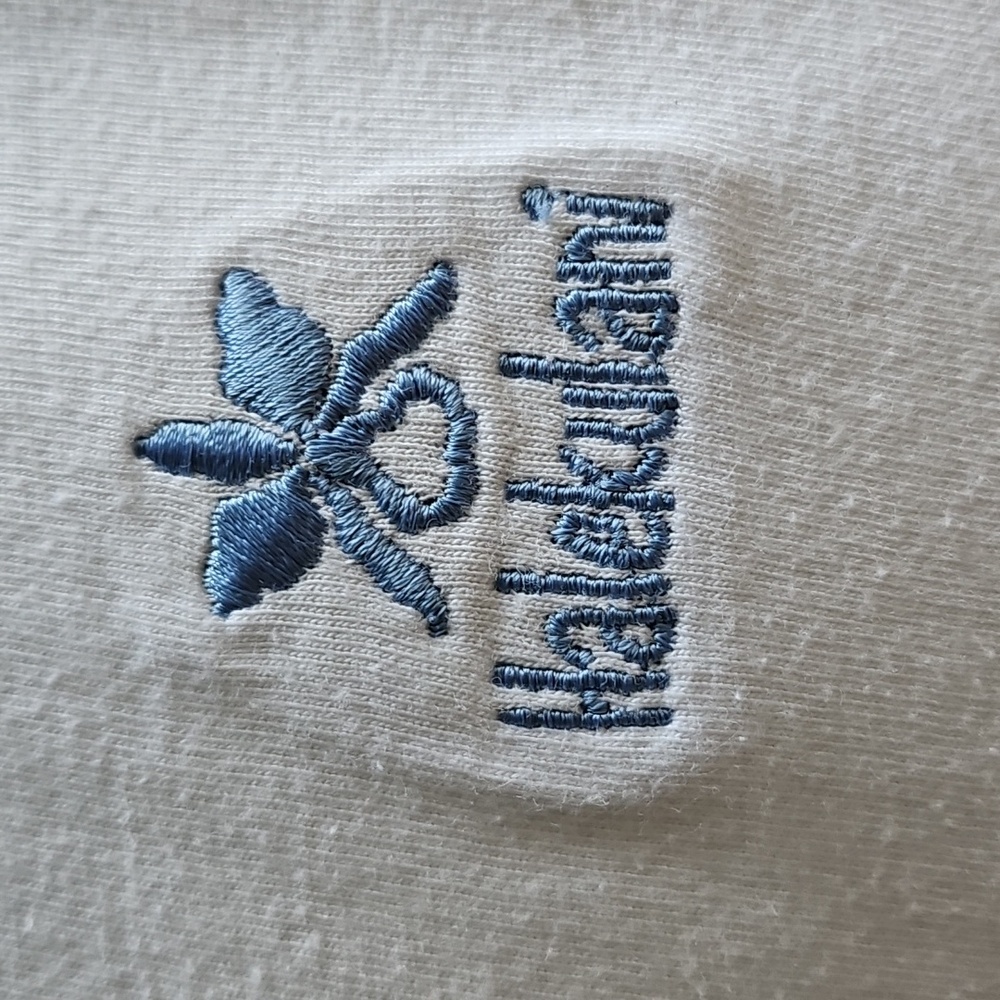 White Organic Cotton HALEKULANI hotel Hawaii T-shirt Size L